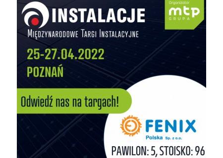 Zaproszenie na targi INSTALACJE 25-27 kwietnia Poznań